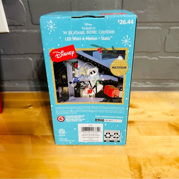 New in Box Lightshow Projection Whirl A Motion The Nightmare Before Christmas - Picture 2 of 2